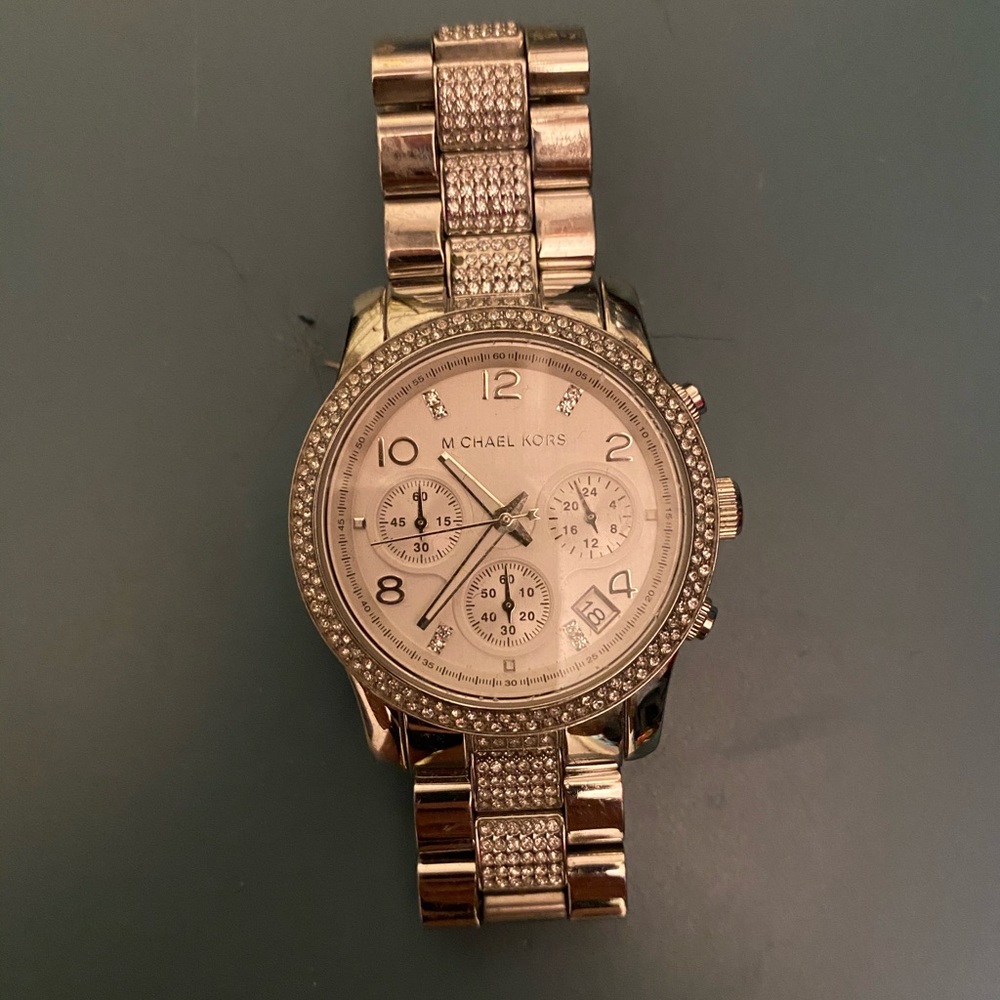 Silver Michael kors watch